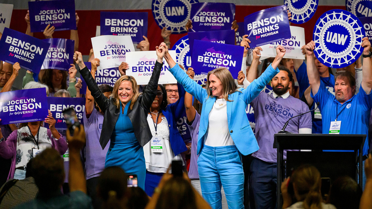 Michigan Democrats say they're unified for November amid lingering tension