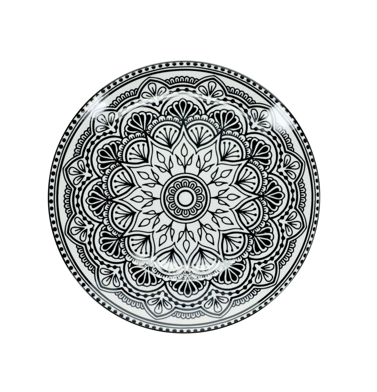 Black and white patterened dishesCourtesy of Dollar Tree