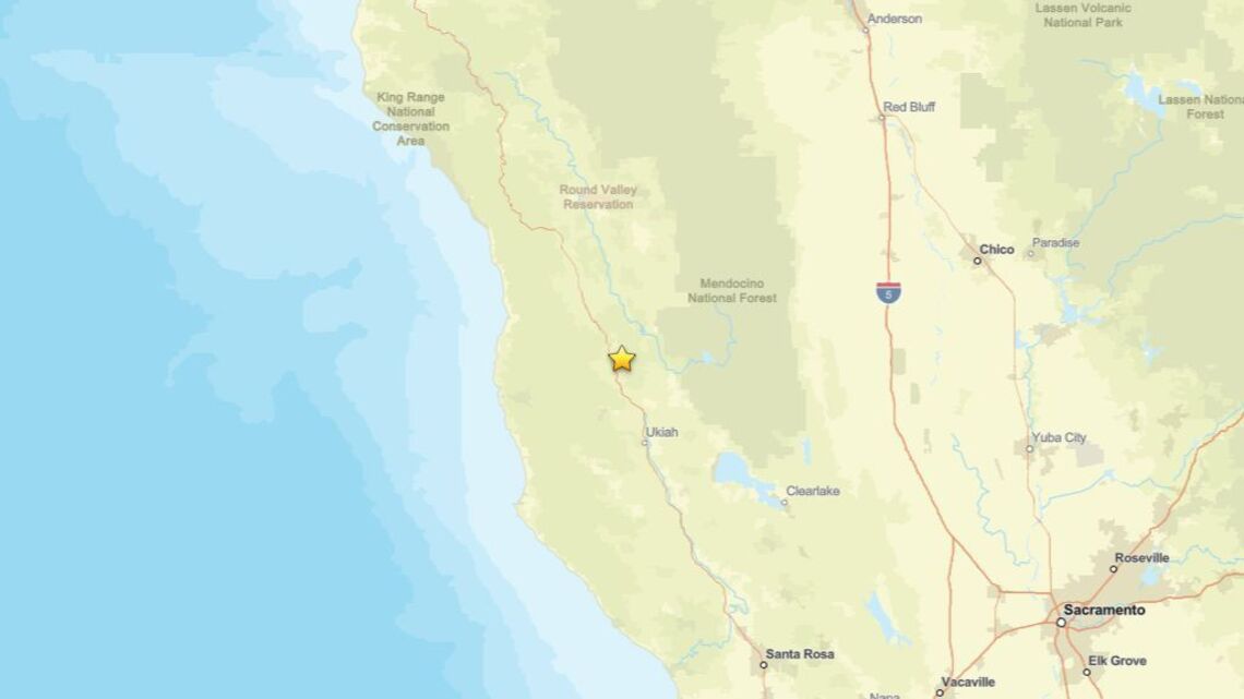 2.3 magnitude earthquake detected close to Willits, CA on Sept. 3