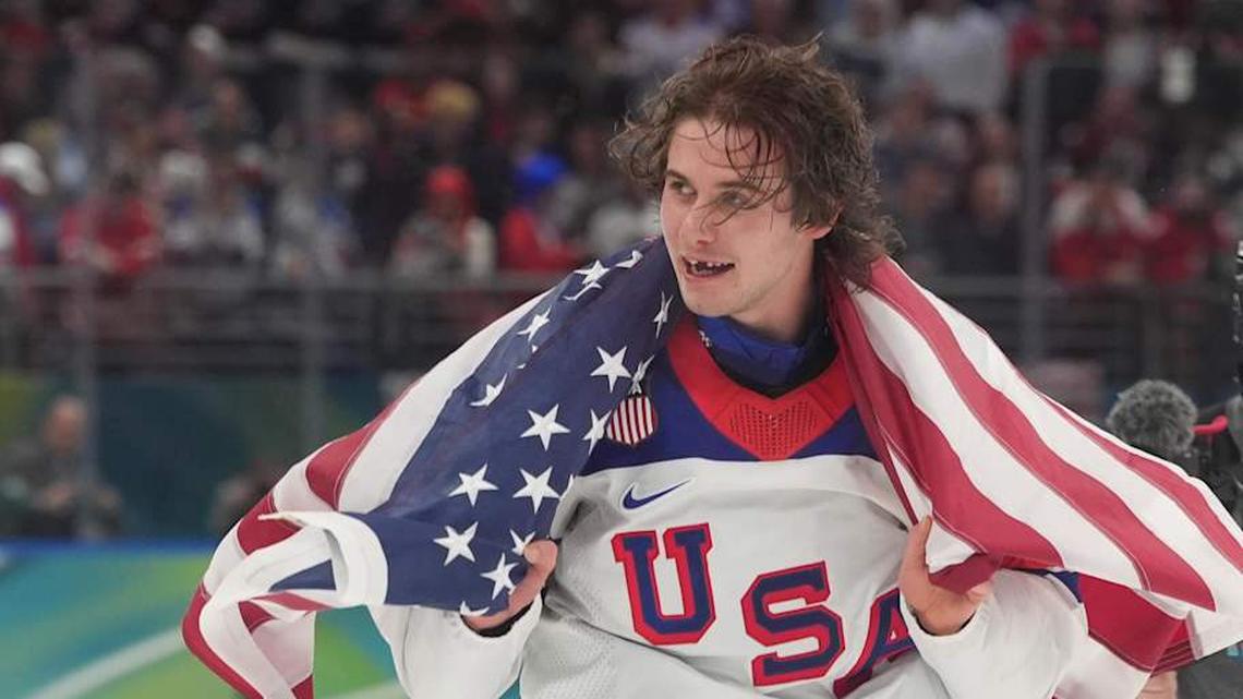 Team USA Hero Jack Hughes Won't Get Golden Goal Puck Because It Doesn't Belong to Him