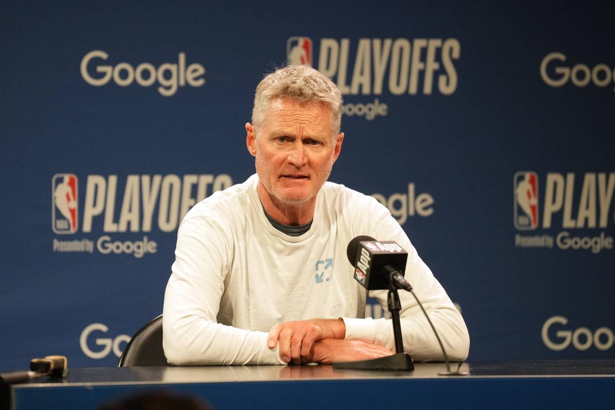  Golden State Warriors head coach Steve Kerr. © Darren Yamashita-Imagn Images