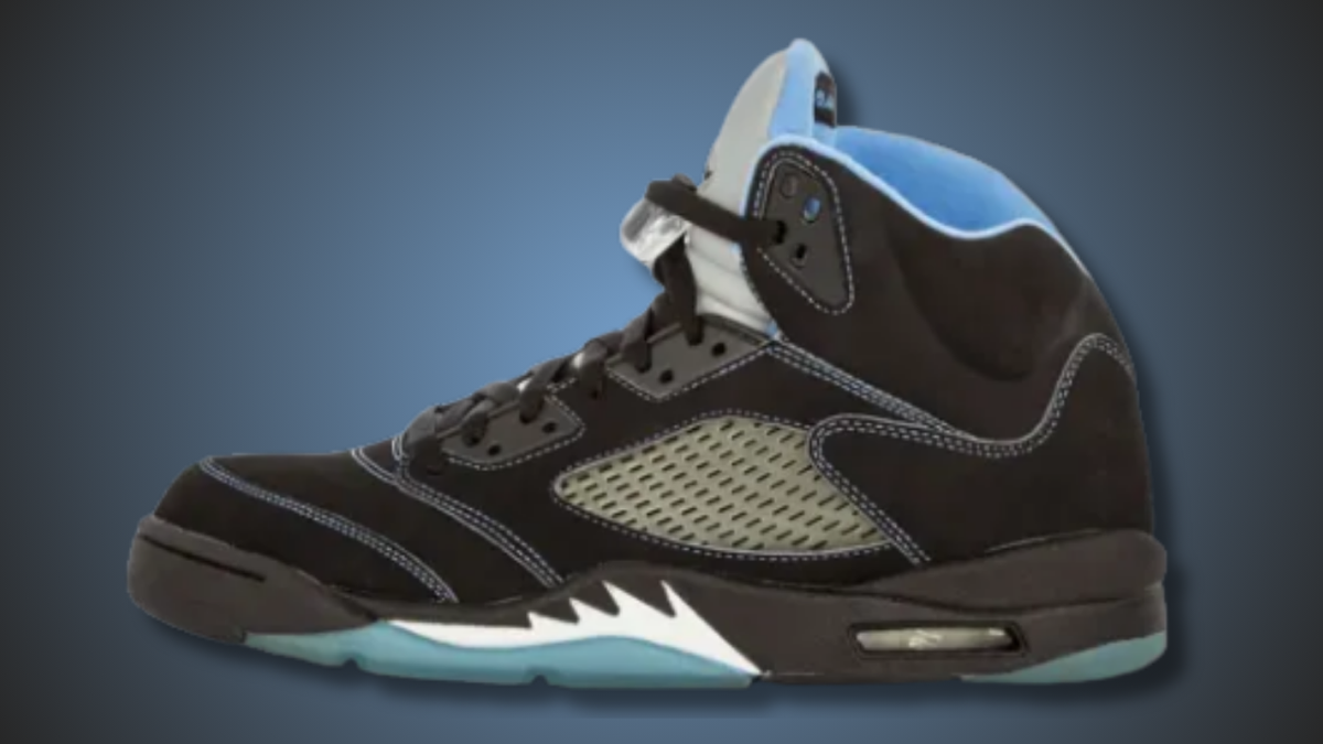  Air Jordan 5 "Black/University Blue" sneakernews h/t rabakali