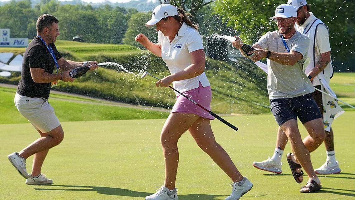 Lottie Woad wins 2nd LPGA title in 10 months as a pro at Queen City