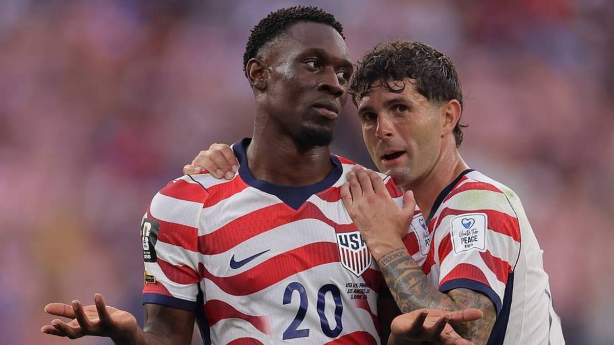  Folarin Balogun (left) scored a brace in the USMNT's first win of the World Cup. | Katelyn Mulcahy/FIFA/Getty Images 