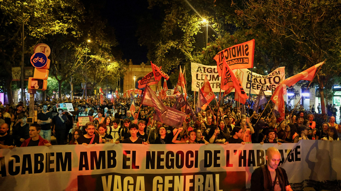 Spanish unions call general strike for November 11, weeks before snap election 