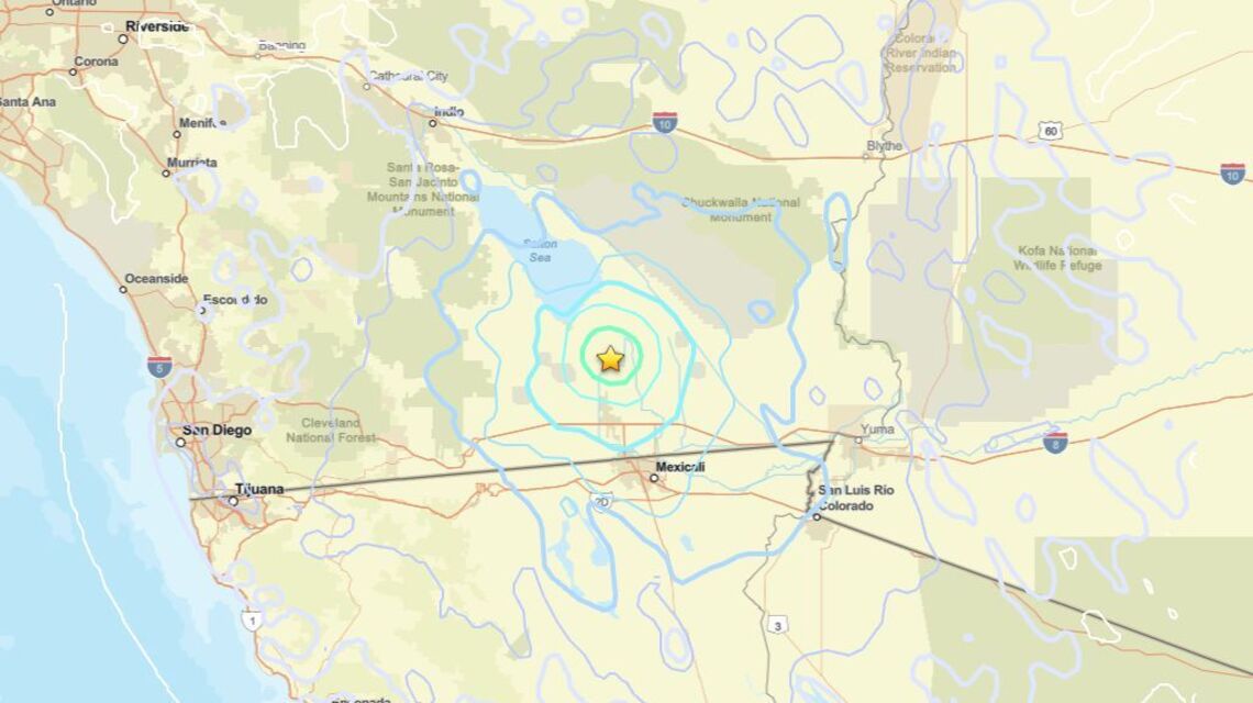 Update: Earthquake shakes region close to Brawley, CA on May 9 - 4.5 magnitude recorded 
