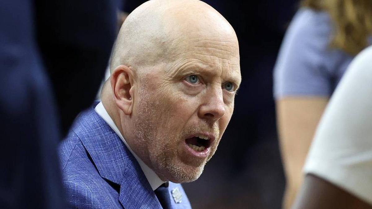  Mar 20, 2026; Philadelphia, PA, USA; UCLA Bruins head coach Mick Cronin in the second half during a first round game of the men's 2026 NCAA Tournament at Xfinity Mobile Arena. Mandatory Credit: Bill Streicher-Imagn Images | Bill Streicher-Imagn Images 