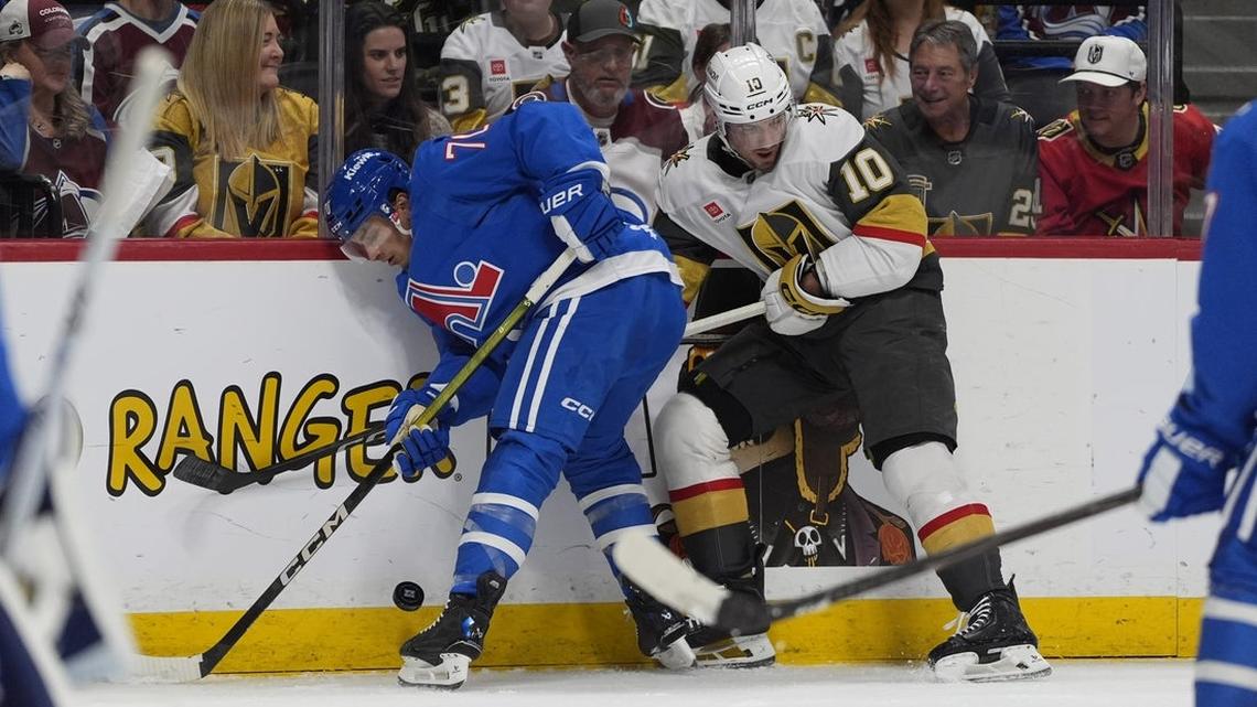 Golden Knights secure playoff berth with OT win at Avalanche