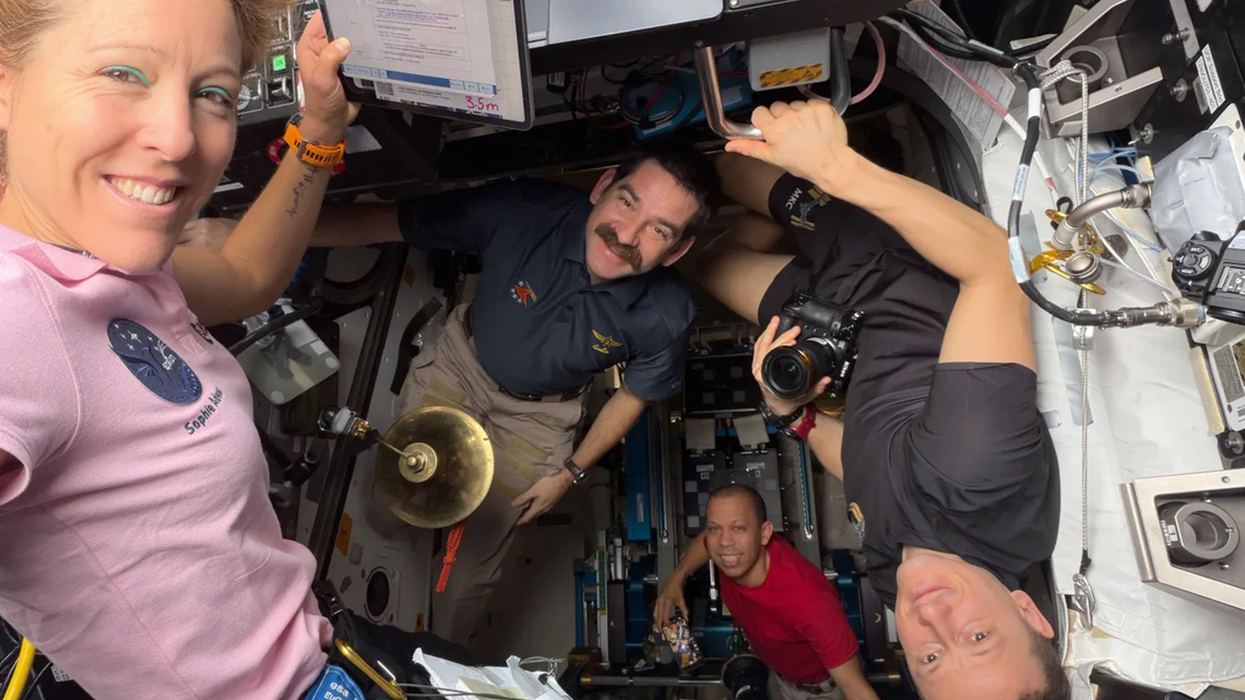 SpaceX Crew-12 departs space station, headed home to Earth