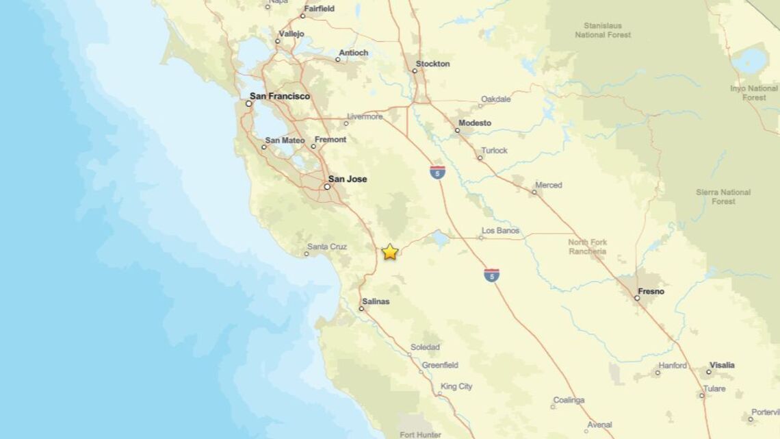 Earthquake of magnitude 2.5 registered near Gilroy, CA on Oct. 15 