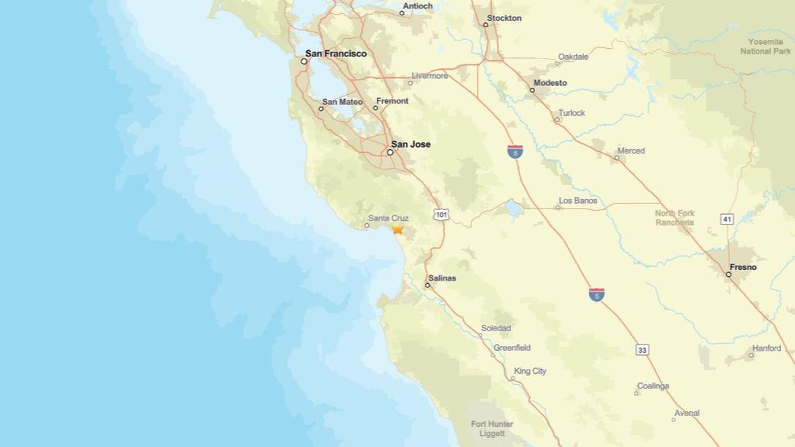 Update: Earthquake of 2.5 magnitude reported close to Aptos Hills-Larkin Valley, CA on March 7 