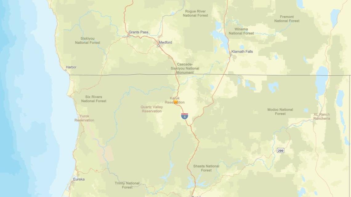 March 23: Earthquake of 3.3 magnitude recorded close to Yreka, CA 
