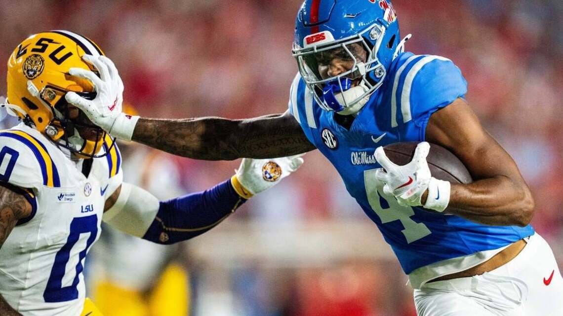 No. 8 Ole Miss gets late TD, INT to send Lane Kiffin, No. 7 LSU home unhappy 