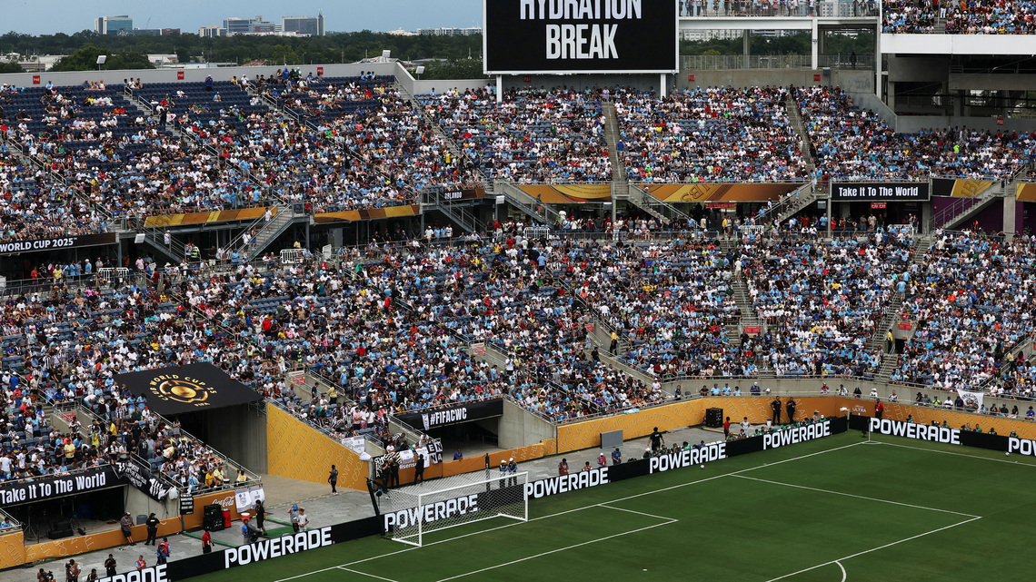 Soccer-World Cup waterbreaks offer lucrative opportunity for broadcasters 
