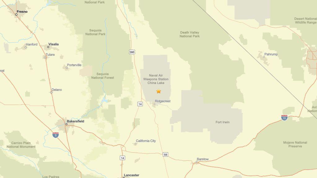 Update: Earthquake shakes region near Searles Valley, CA on Feb. 24 - 2.4 magnitude detected 