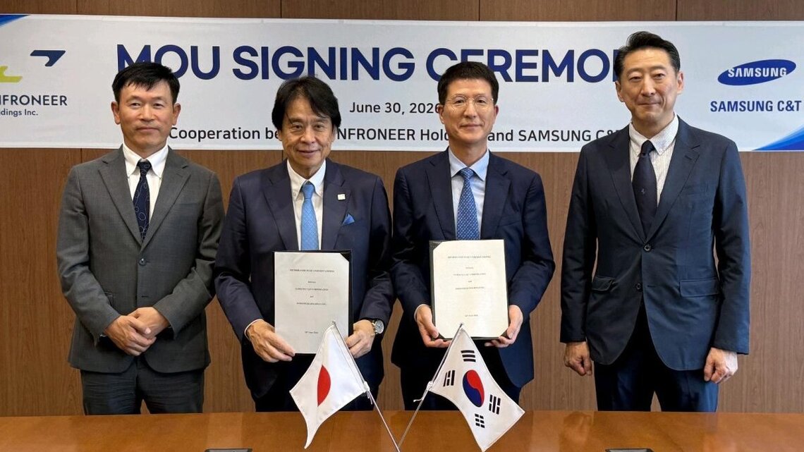 Samsung C&T partners with Japan's Infroneer over infrastructure work 