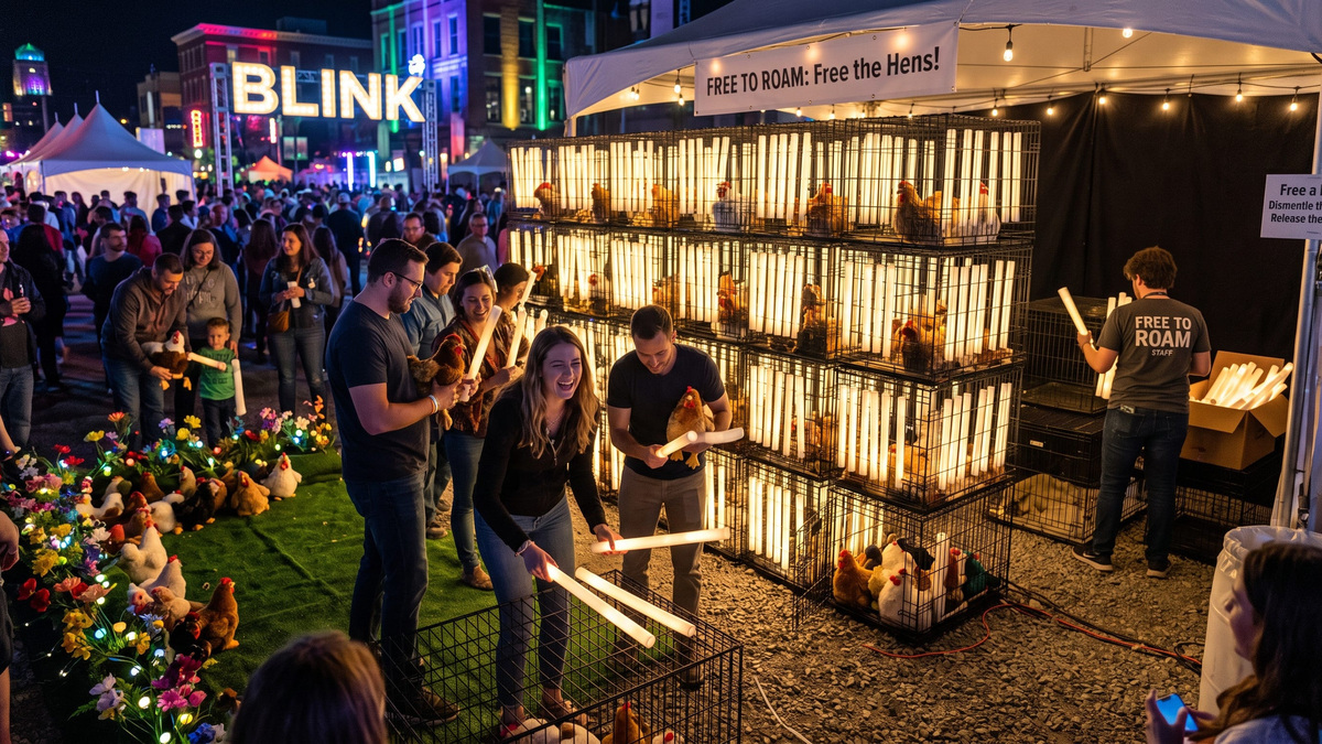 Blink cancels booth for group tied to Kroger protests