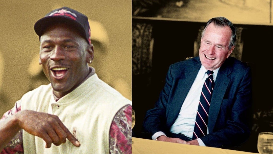 Michael Jordan was unapologetic about skipping the White House visit to President Bush after the Bulls' 1991 title: "I had something else to do" 