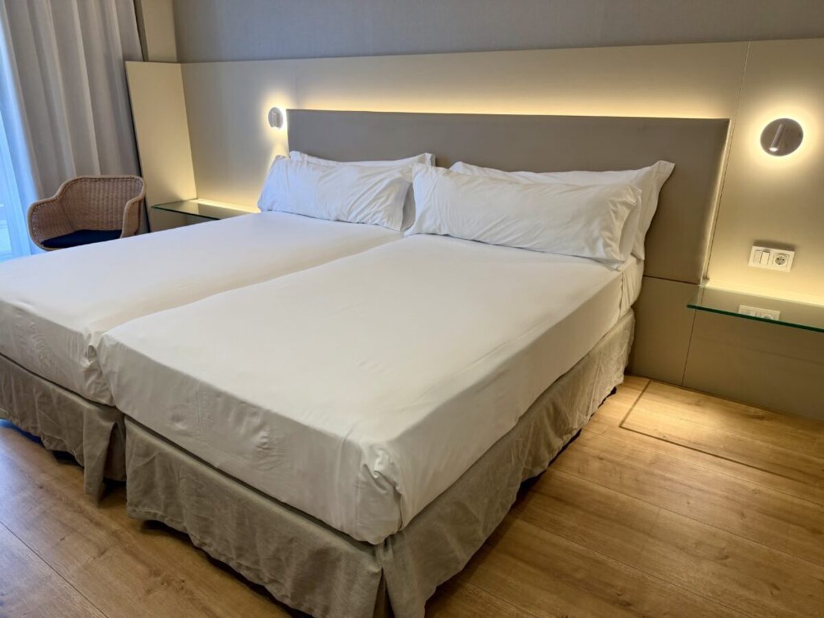  I was out exploring from 7 am to 11 pm while in Zaragoza, so my clean, comfy, minimal room at the Hotel Silken Reino worked perfectly. Photo credit: Cathy Bennett Kopf 