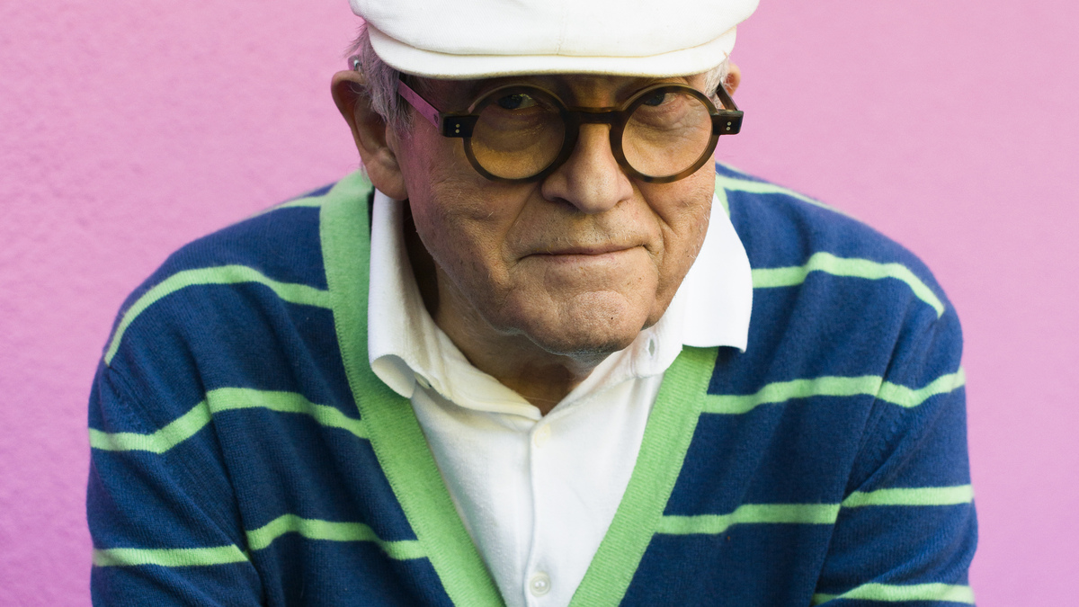 The celebrated British artist David Hockney, at home in Los Angeles, Aug. 22, 2017.