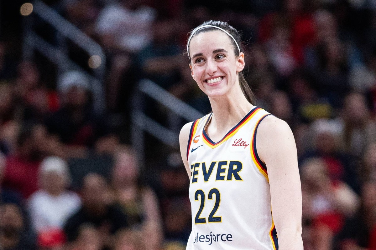  Indiana Fever guard Caitlin Clark (22) in the second half against the Toronto Tempo at Gainbridge Fieldhouse. Trevor Ruszkowski-Imagn Images via Reuters Connect.