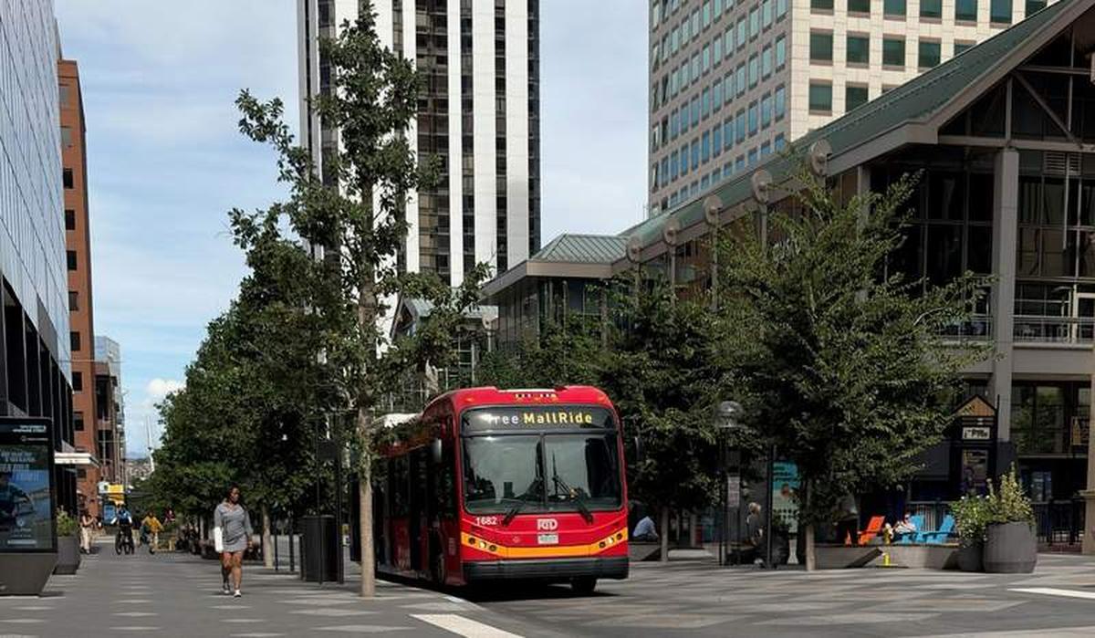  A bus that is free and wheelchair accessible is a rare find. Denver has one. Photo credit: Marcia Frost 