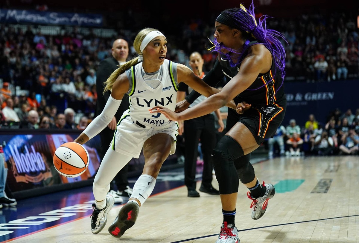  former Minnesota Lynx guard DiJonai Carrington (3) David Butler II-Imagn Images