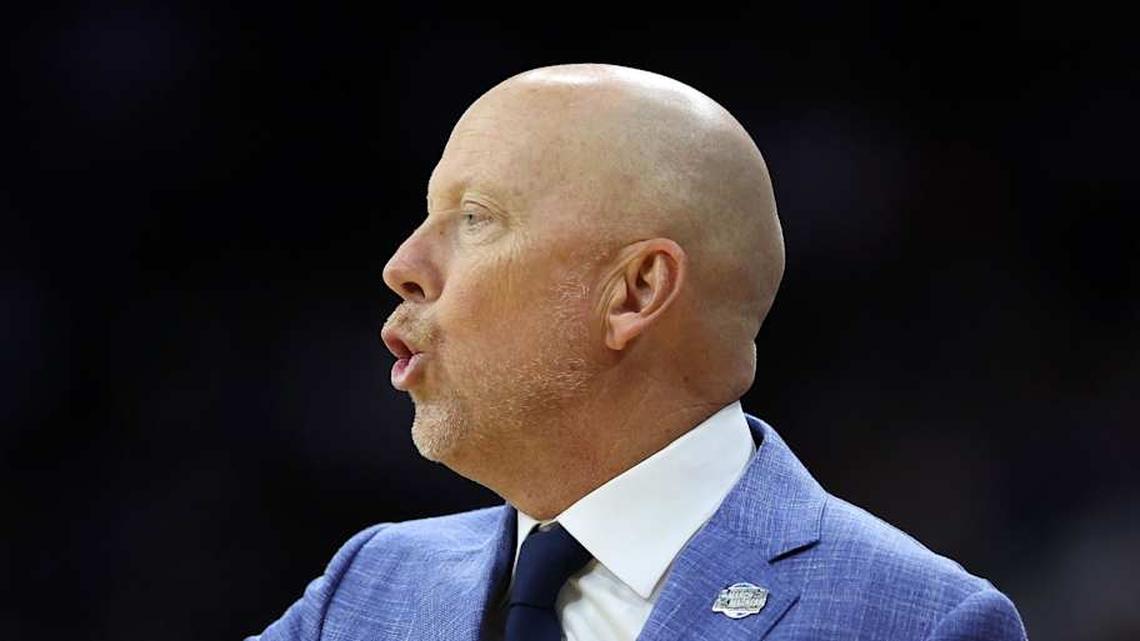  Mar 20, 2026; Philadelphia, PA, USA; UCLA Bruins head coach Mick Cronin reacts in the first half during a first round game of the men's 2026 NCAA Tournament at Xfinity Mobile Arena. Mandatory Credit: Bill Streicher-Imagn Images | Bill Streicher-Imagn Images 