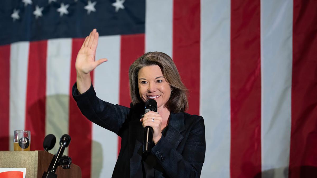 U.S. Rep. Angie Craig, here in a 2024 file image, said she would not attend the DFL Party's convention on May 30, 2026, heading directly to the primary in the race. (Alex Kormann/The Minnesota Star Tribune/TNS)