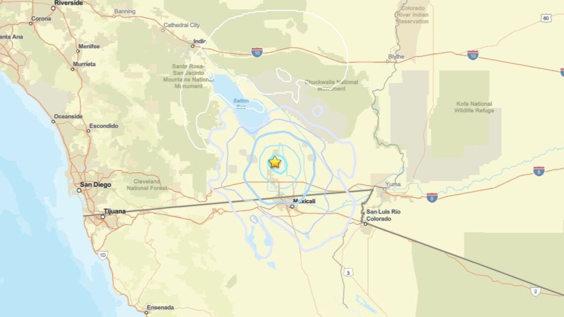 Update: Earthquake measuring 3.6 shakes area close to Brawley, CA on July 23 