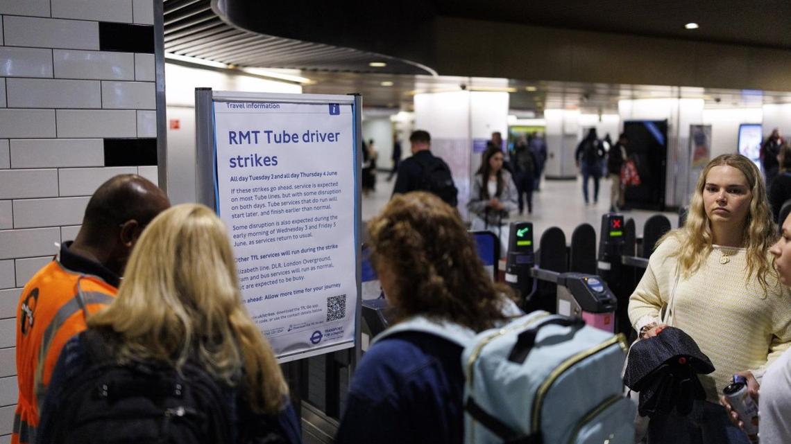 London hit by severe travel disruption as underground drivers strike 