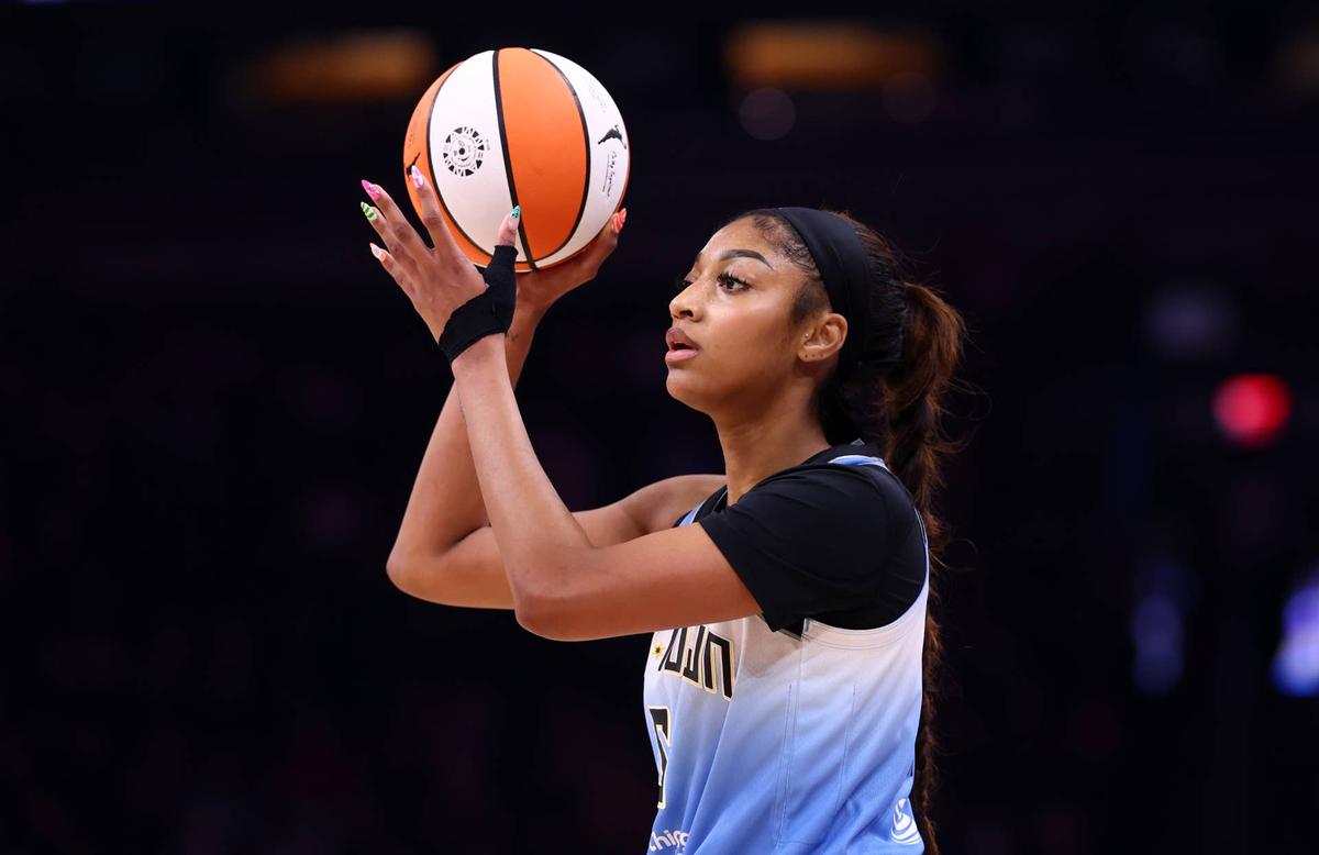  Angel Reese is facing criticism. Credit: Mark J. Rebilas-Imagn Images 