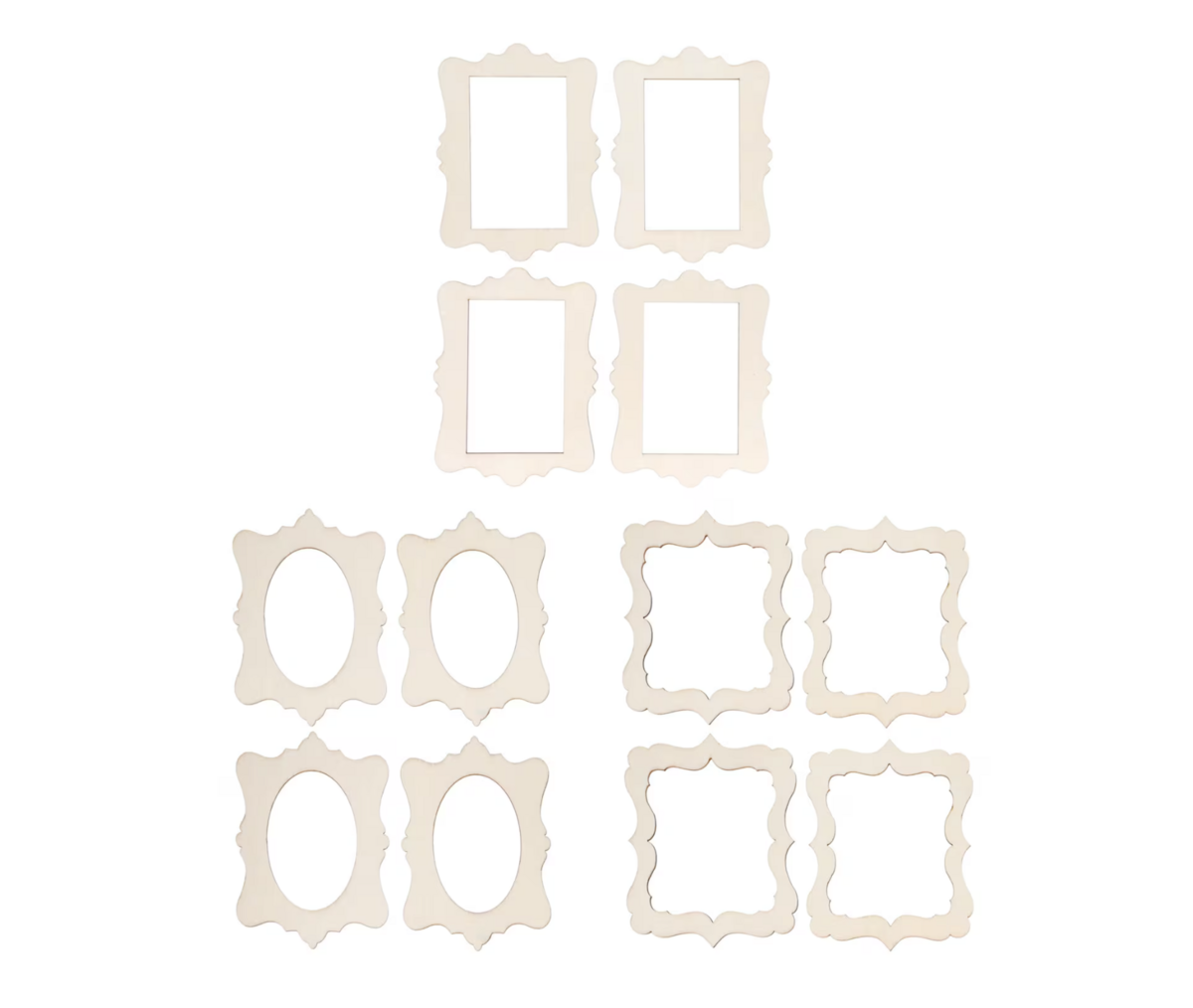 Wooden picture framesCourtesy of Dollar Tree