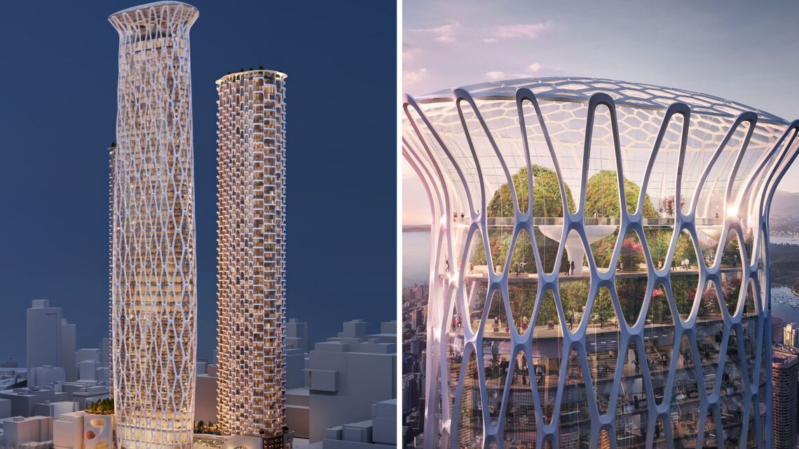 1,033-Ft ‘Forest in the Sky' Skyscraper Reaches Major Milestone