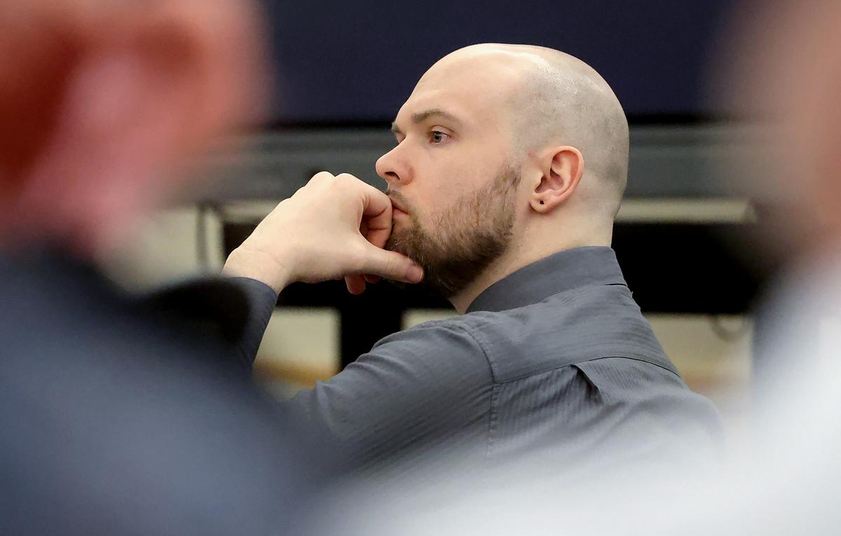  Tanner Horner listens during the punishment phase of his capital murder trial on May 5, 2026, in Fort Worth, Texas. 