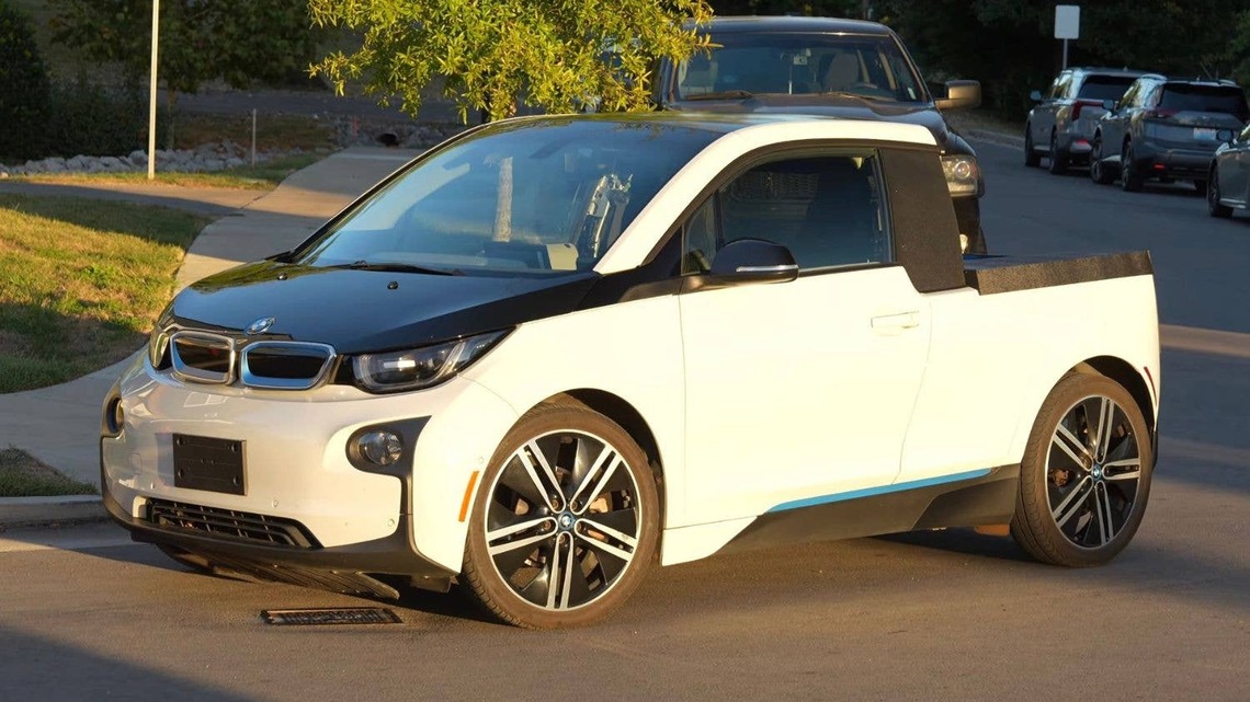 Someone Turned a BMW i3 Into a Pickup for Under $10,000 