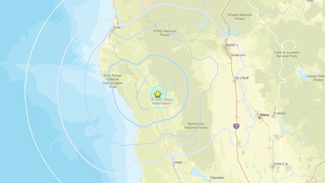 Update: 4.4 magnitude earthquake detected near Covelo, CA on Aug. 5 