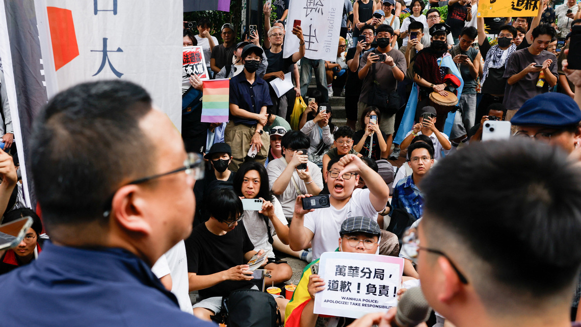 Taipei mayor defends city's inclusivity after gay bar raid sparks protests 