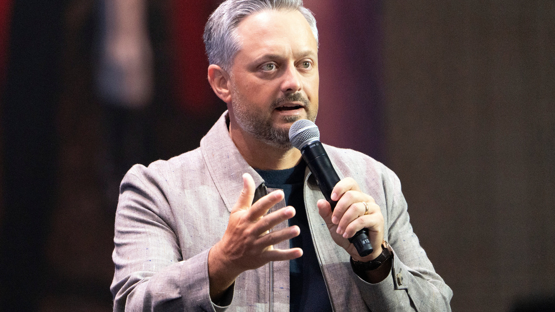 Nate Bargatze's love of cars and comedy makes Ford gig a perfect fit 