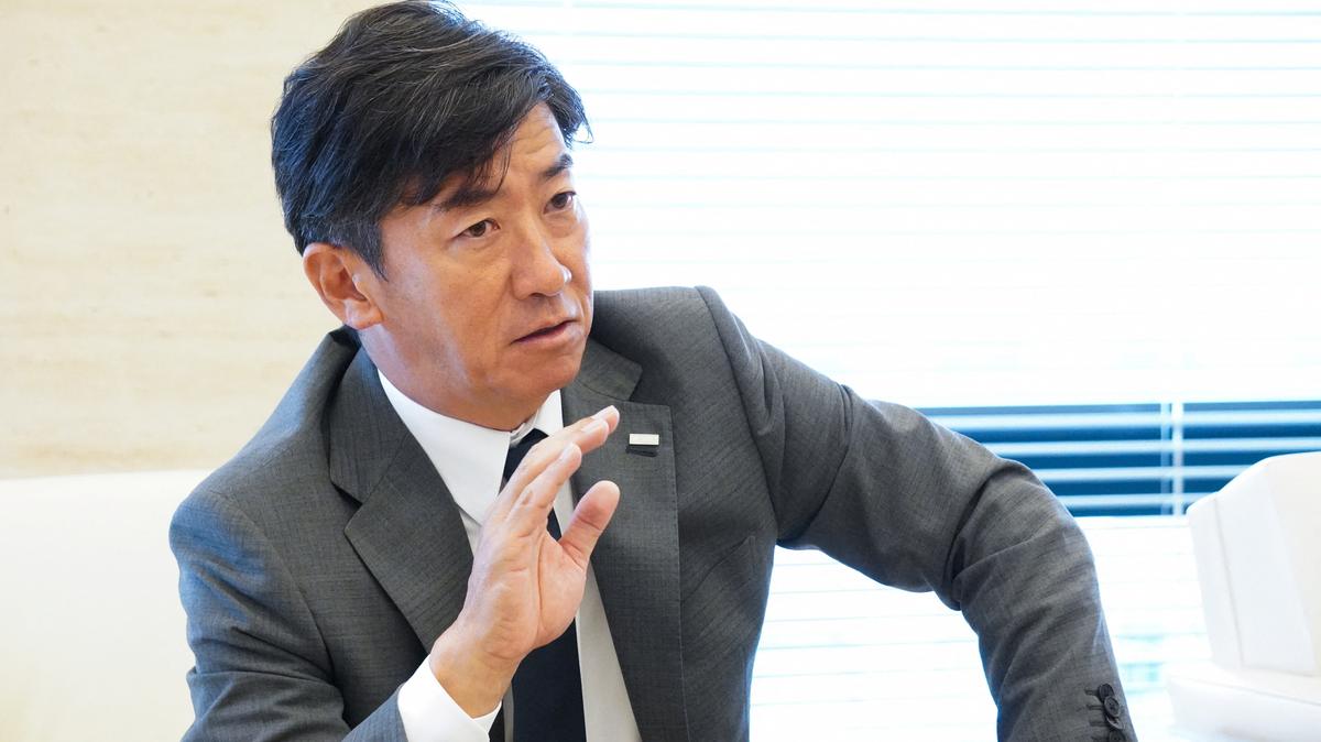 Sumitomo Mitsui Financial Group Inc.'s Head of the Global Markets Business Unit, Arihiro Nagata, discusses the company's strategy and the market outlook during an interview at the company's office in Tokyo, Japan, June 1, 2026. REUTERS/Miho Uranaka
