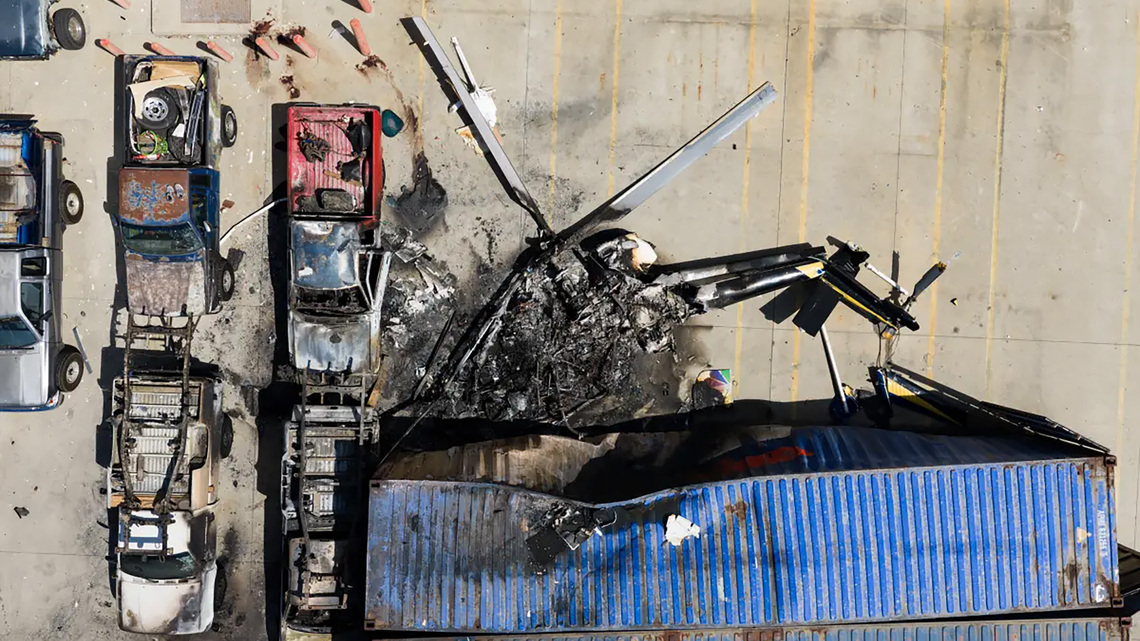 Patt Morrison: News helicopters are very LA It's a dangerous job 