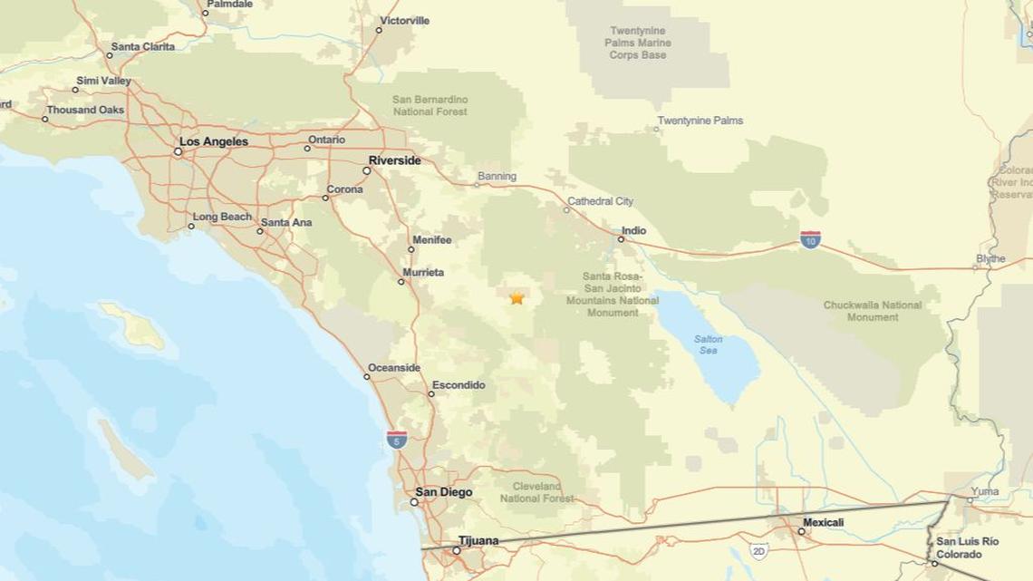 Update: 2.4 magnitude earthquake struck near Anza, CA on March 23 