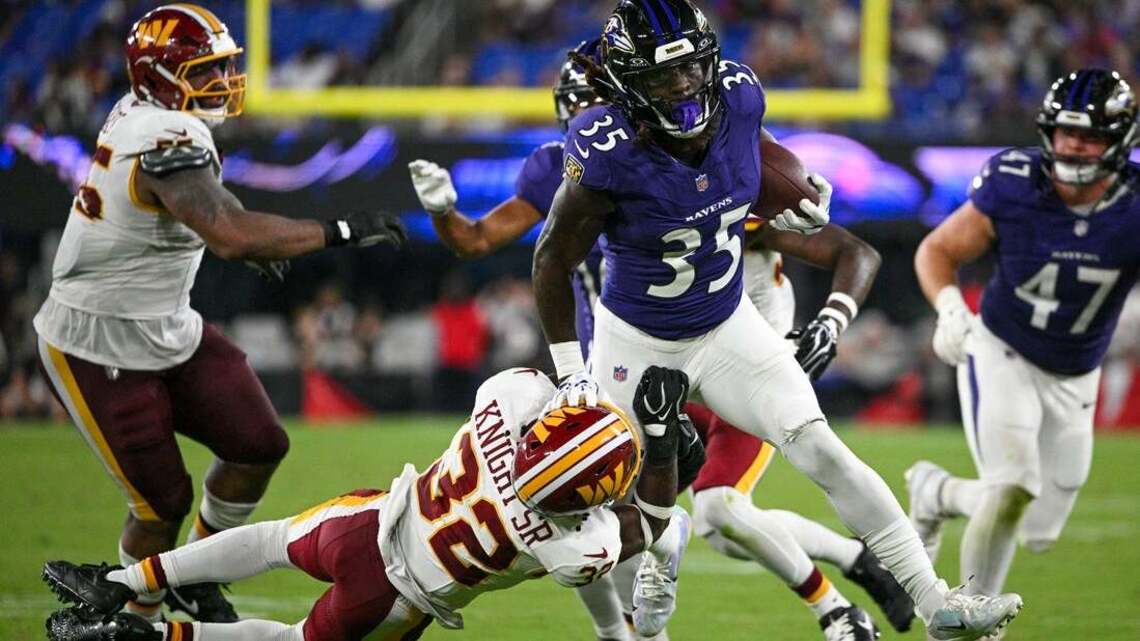 Ravens rout Commanders to finish preseason unbeaten