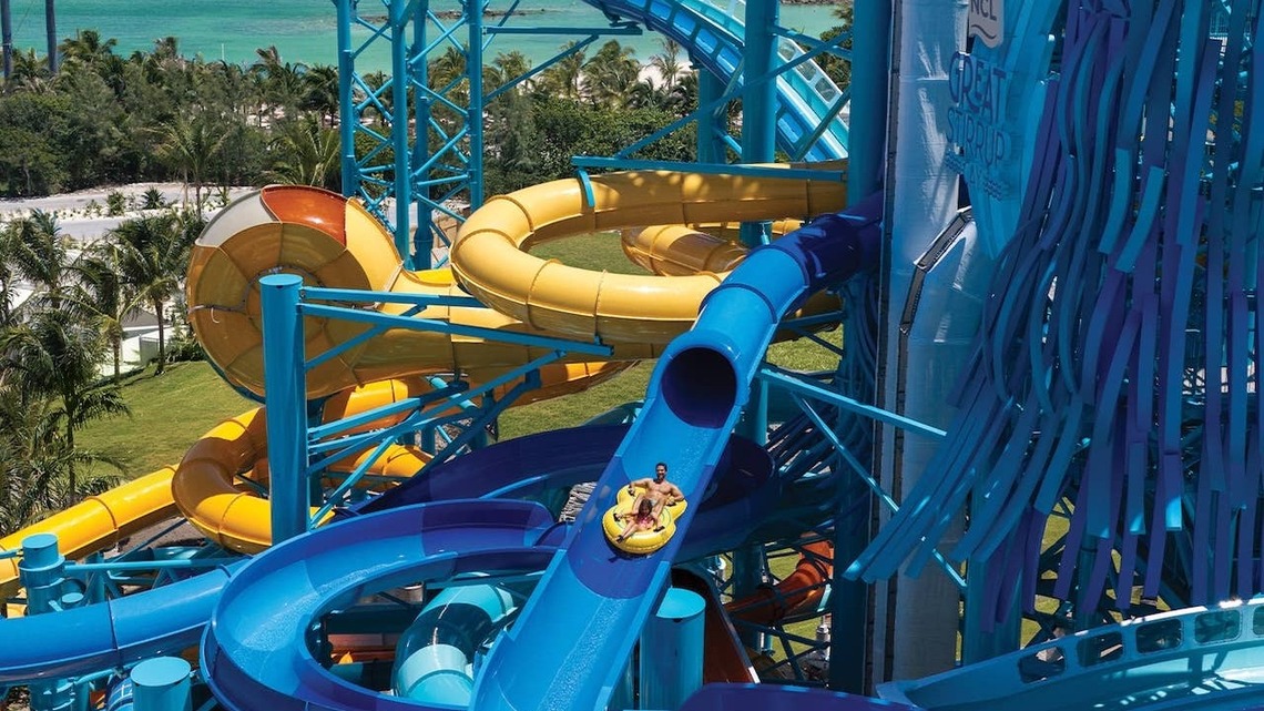 Norwegian Cruise Line Just Opened Its Massive New Private Island Waterpark-Here's a First Look Inside 