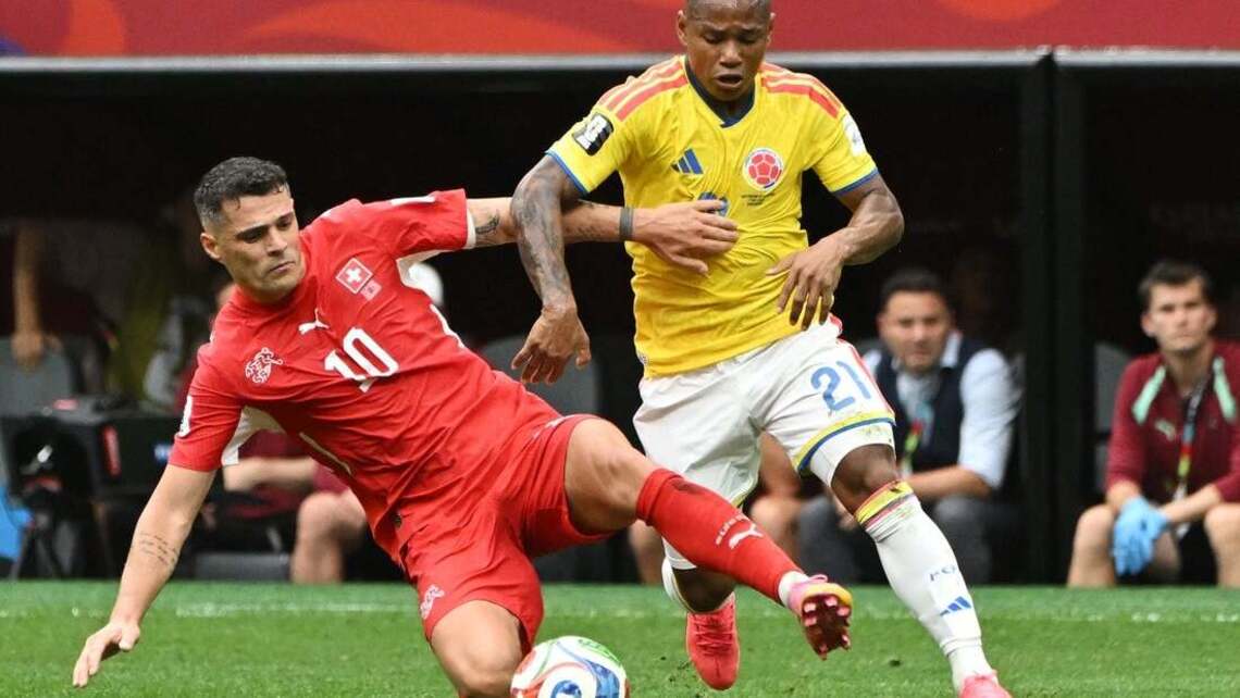 Switzerland edge Colombia on PKs to make first World Cup QF since '54 