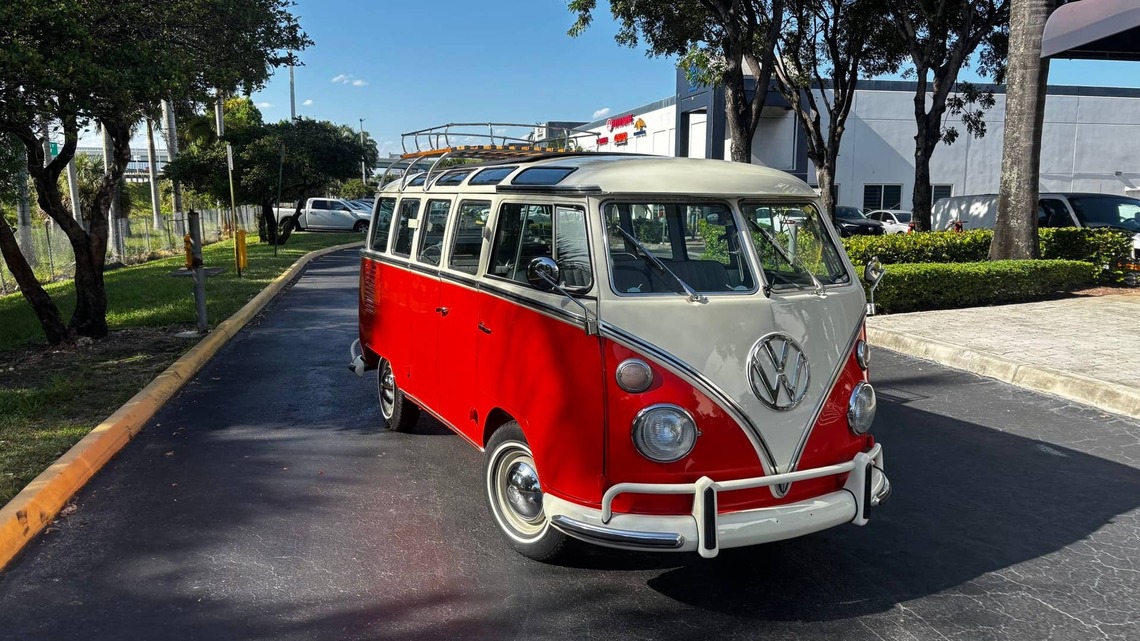 1975 Volkswagen Type 2 Microbus 23-Window Conversion For Sale With 45,000 Miles Shown 