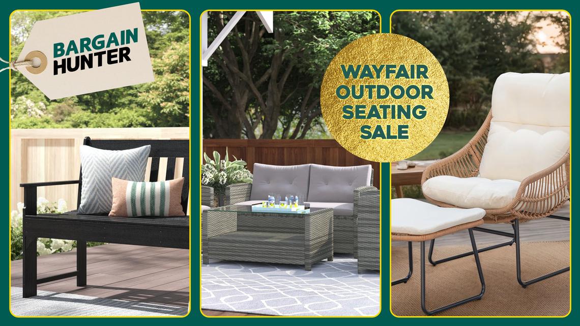 Take a Seat! Shop These Outdoor Sofas, Benches and More for Up to 75% Off at Wayfair 