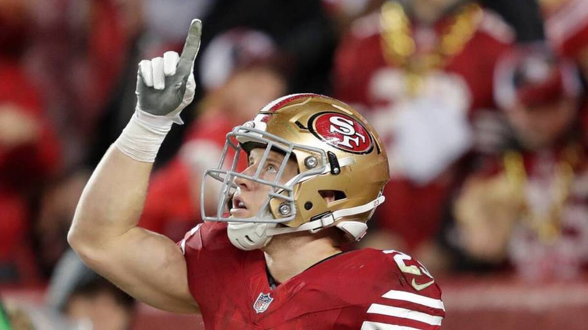  San Francisco 49ers running back Christian McCaffrey (23) is still fantasy football gold despite some expected regression. | USA TODAY Network via Reuters Connect 