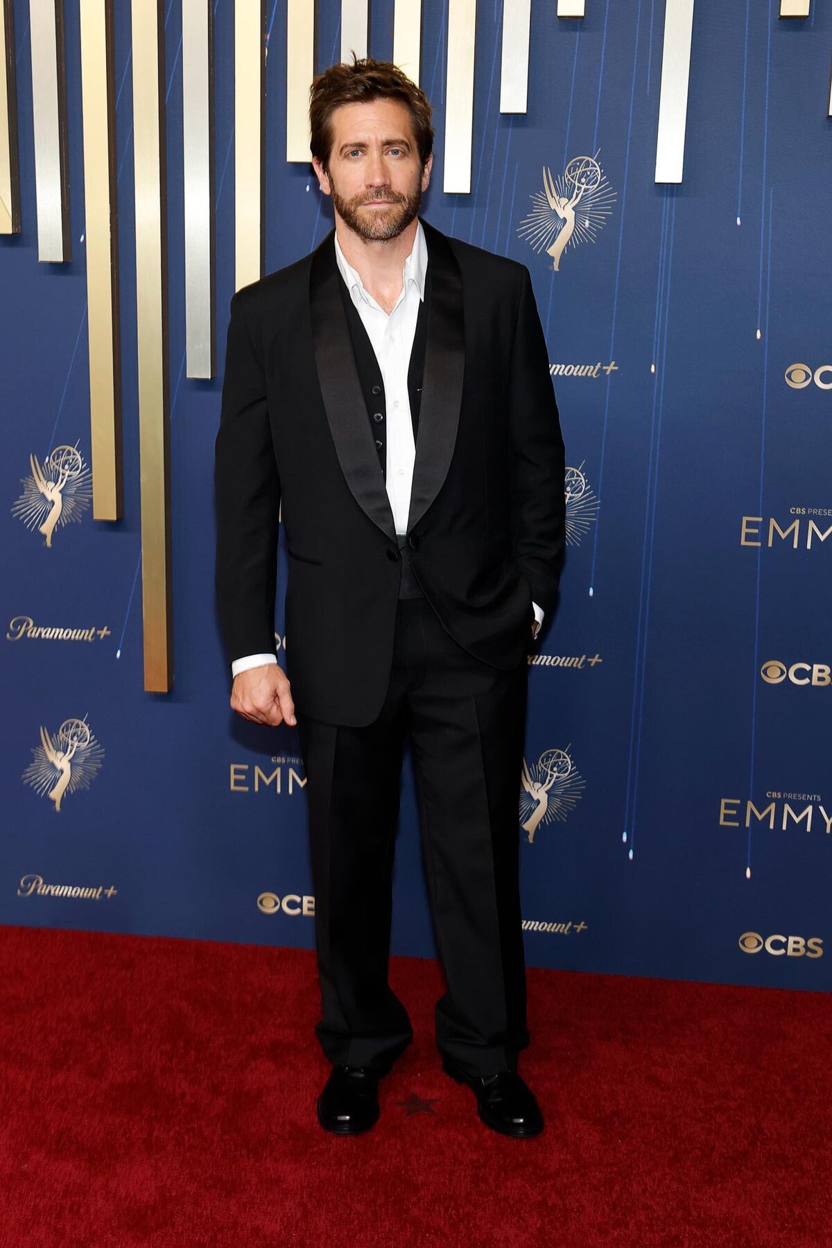 Kevin Mazur/Getty ImagesJake Gyllenhaal Jake Gyllenhaal in a black jacket and white dress shirt.
