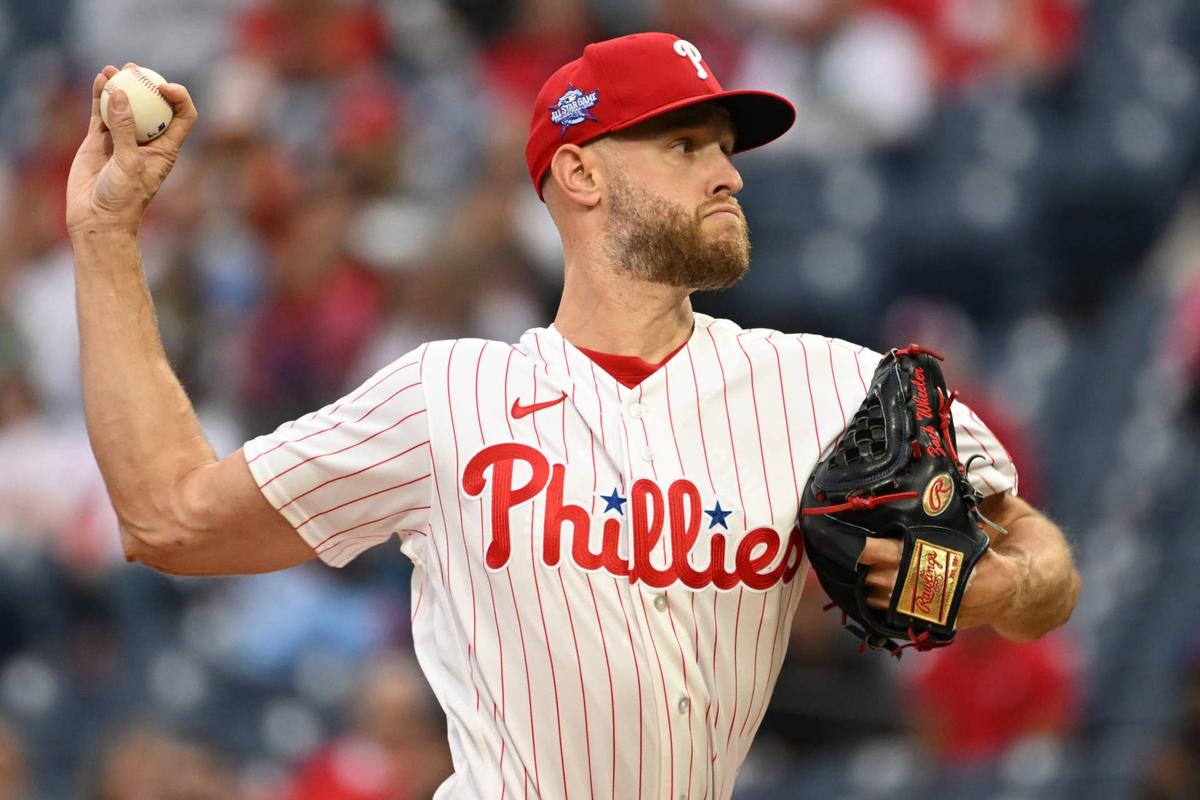  Zack Wheeler's pitch movement profile continues generating weak contact and strikeout production across recent outings. Eric Hartline-Imagn Images